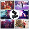 2000W Party Event Stage Snowflake Jet Machine High Power Snowflake Maker Outdoor Simulation Shaking Snow Machine