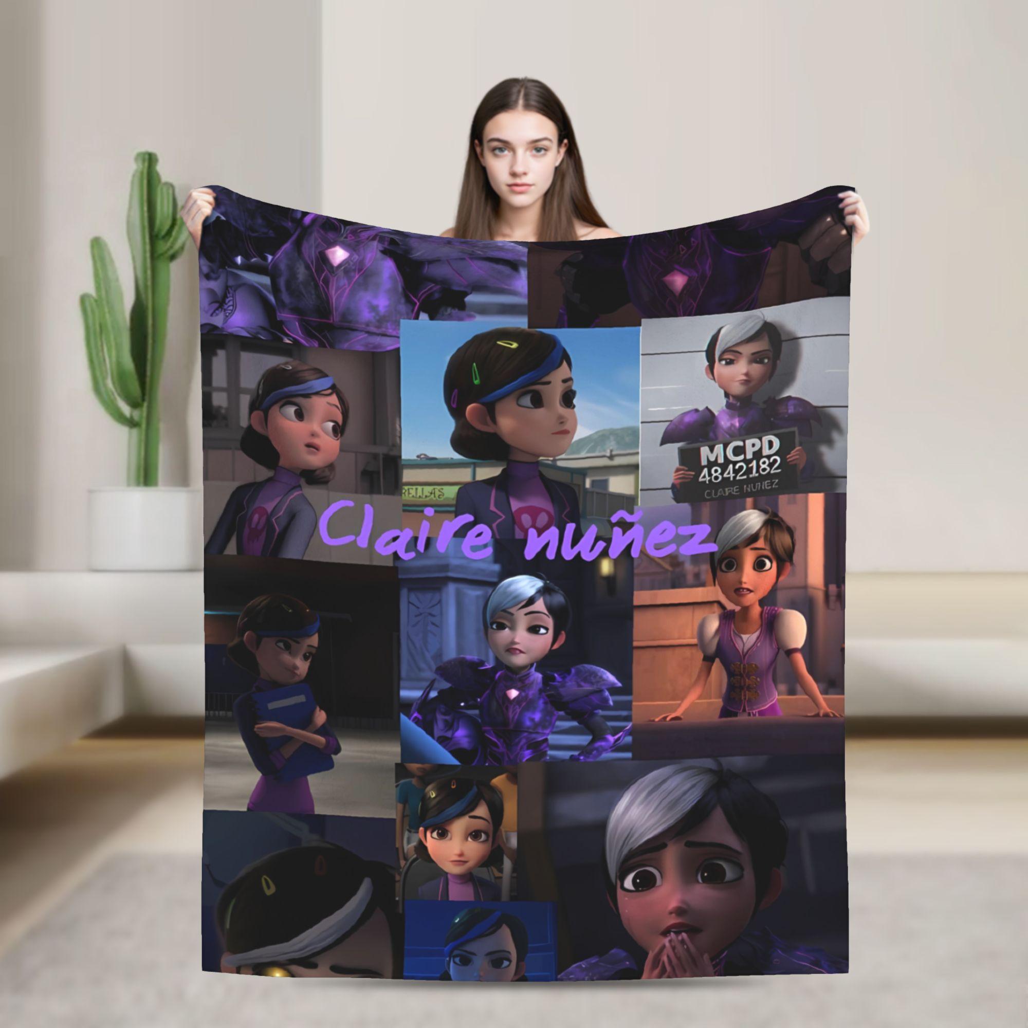 Warm Blankets Camping Trollhunters Tales Of Arcadia Throw Blanket  Flannel Bedspread For Couch Bed Pattern Sofa Bed Cover 130x150cm