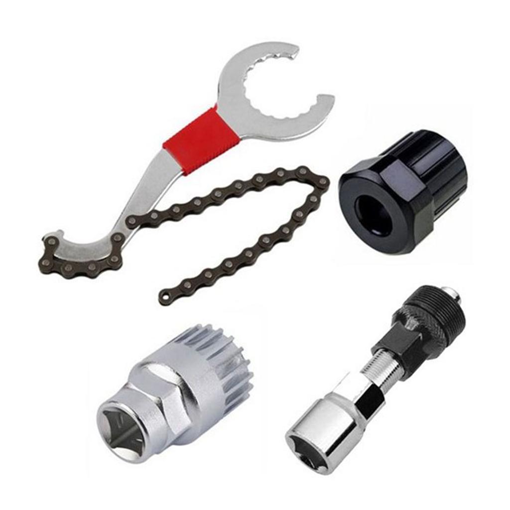 5 Pcs Bike Repair Tools Ergonomic Handle Rustproof Bike Tool Accessories for Outdoor Biking