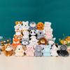 Animal Series Plush Toys 10Cm Cute Stuffed Doll Backpack Pendant Keychain Home Decor Toys Adorably Birthday Surprise Gifts