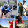 Baitcasting Fishing Reel 17 +1 Shielded Bearings Carbon  Drag 8KG Left Right Hand Casting Reel
