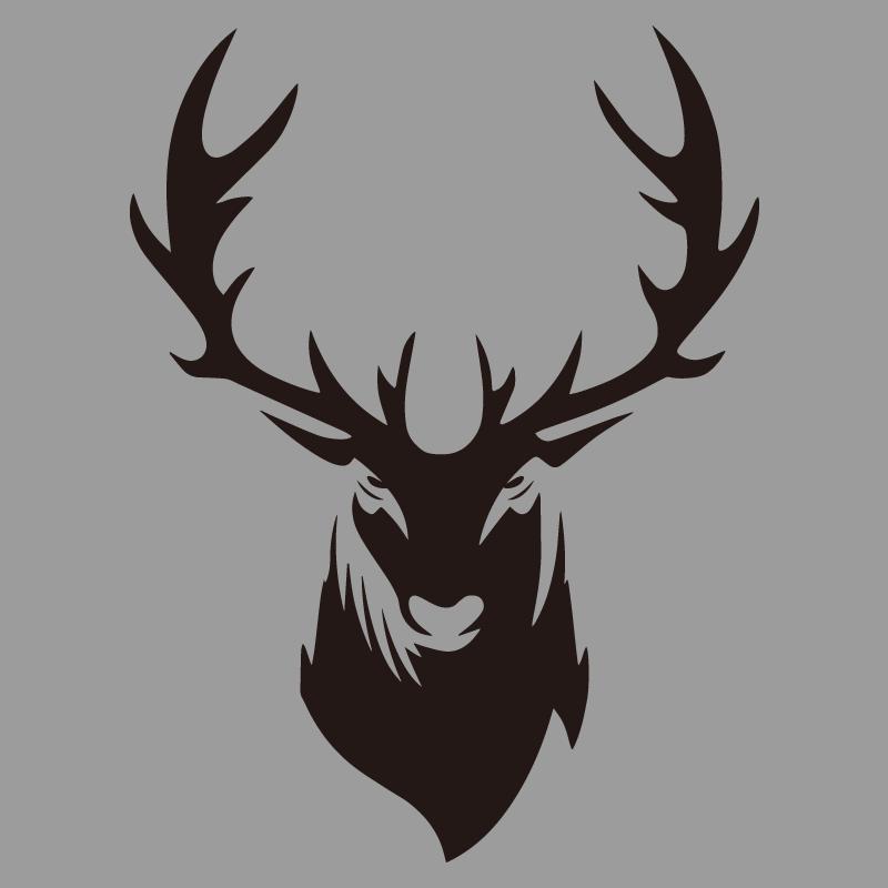 Jungle Deer Head Decals & Bumper Creative&funny Stickers for Cartoon Fans&lover,high Quality for Car Trucks Motorcycles & Laptop