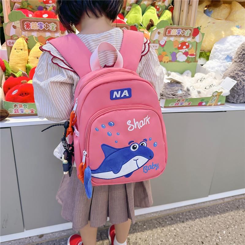 Children's Shark Backpack Lightweight Large Capacity Schoolbag
