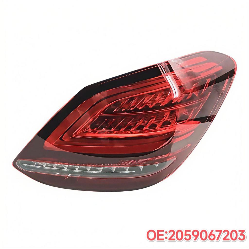 Compatible Rear Taillights for 17-21 Mercedes-Benz C W205 Models (2059067103, 2059067203)