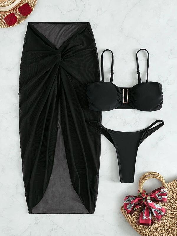 2023 European & American Three-Piece Swimsuit: Women's Bikini Set