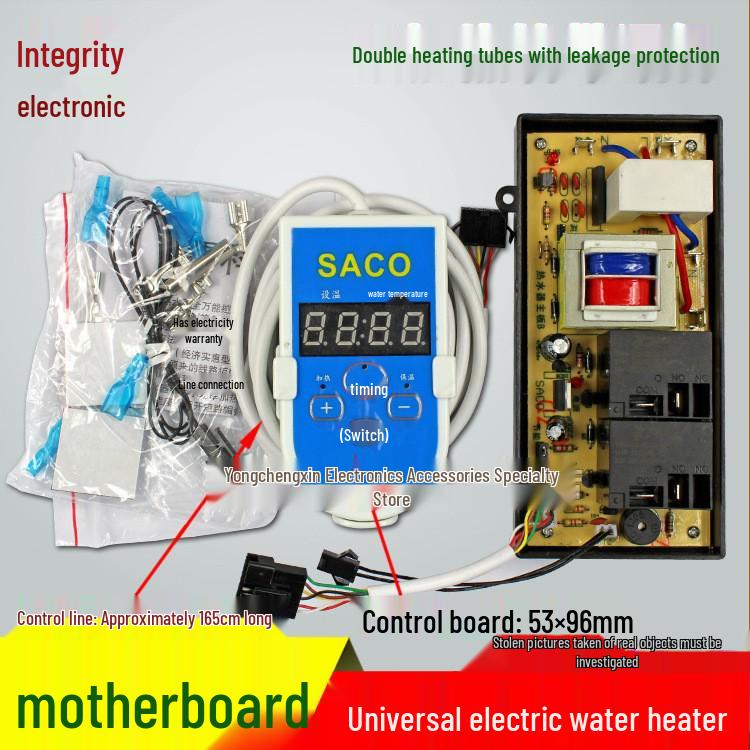 Universal Control Board for Electric Water Heater with Single/Double Pipe and Leakage Protection