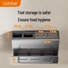 Cobbe Kitchen Wall-Mounted Stainless Steel Storage Rack