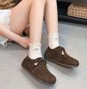 Fashion 2025 Vintage Style Women's Casual Shoes Flat Bottom Comfortable Moccasin Women Single Shoes Lace Up Ankle Sneakers Women Loafers