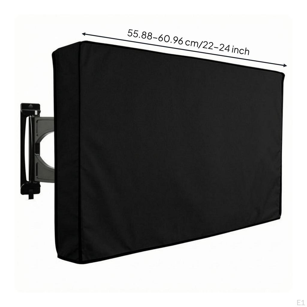 Housse de TV d'extérieur Imperméable Murale Anti-poussière 22-24 Pouces