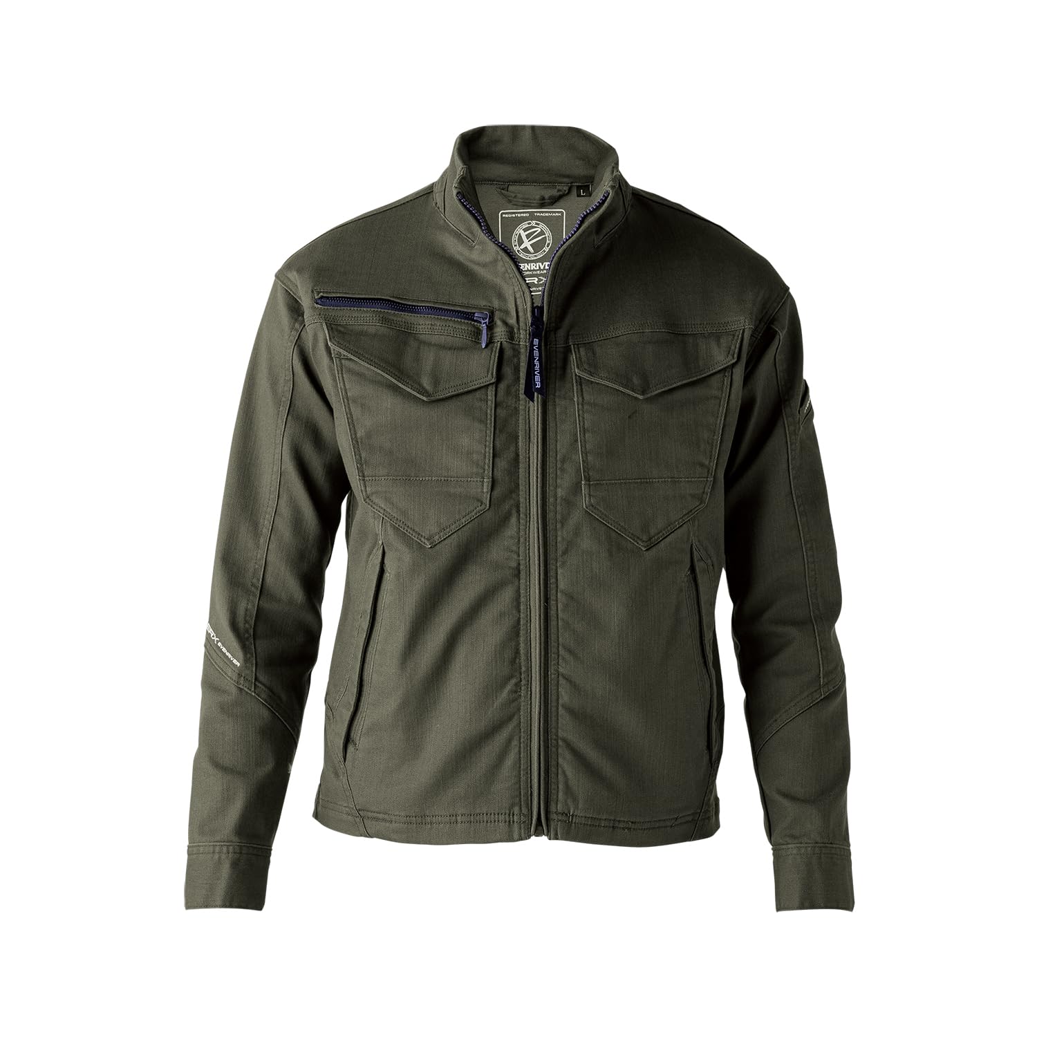 

EVEN RIVER Extreme Stretch Max Blouson, Year-Round, Army Green, US1507, Size 10 LL