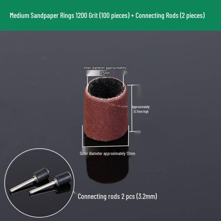 Electric Grinder Sanding Ring & Polishing Tool for Metal, Wood, and Rust Removal