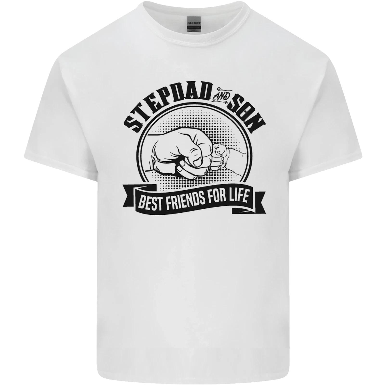 Stepdad & Son Best Friends Fathers Day Kids T-Shirt Childrens 2XL