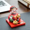 Lightweight Plastic Fortune God Nodding Figurine for Automotive Decoration Solar Powered Energy Efficient