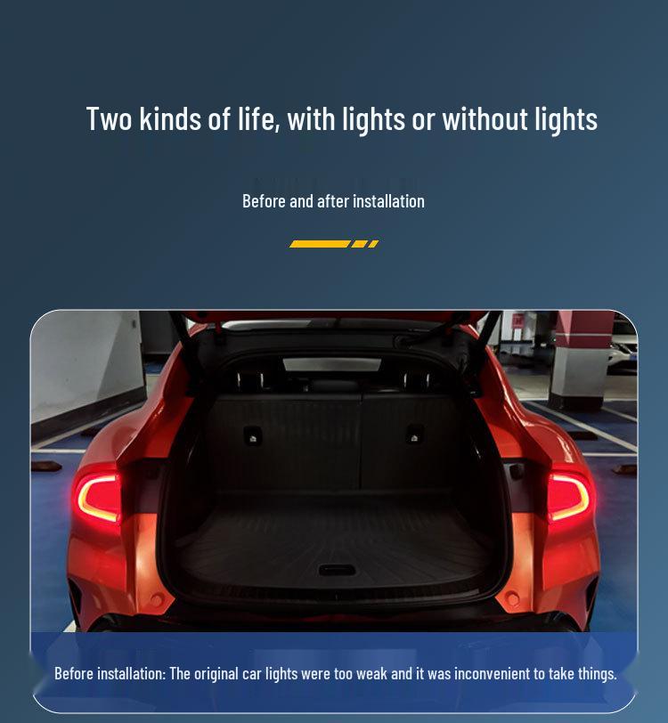 Compatible with Xiaomi YU7 Trunk Ambient Light, Flowing Taillight, SU7 Decorative Light, and Cigarette Lighter LED Splitter