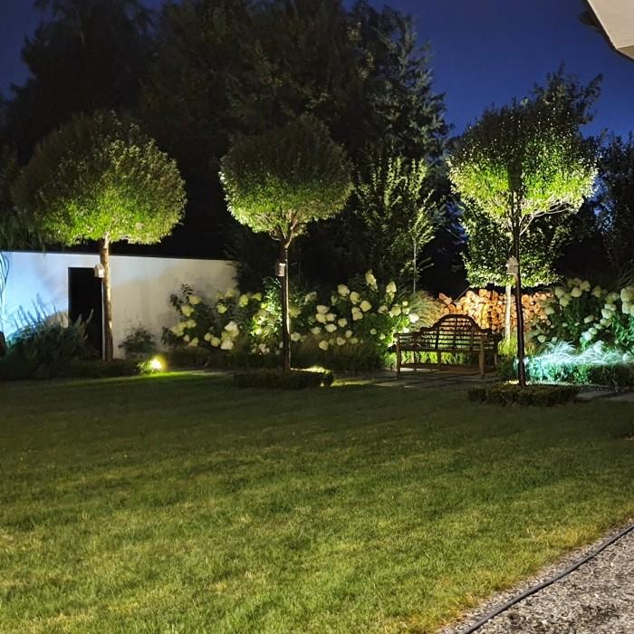 Garden lamp, 1xGU10, IP65, black, driven in