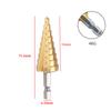 HSS Steel Large Step Cone Drill Titanium Bit Set Hole Cutter 4-20mm Repair Kit