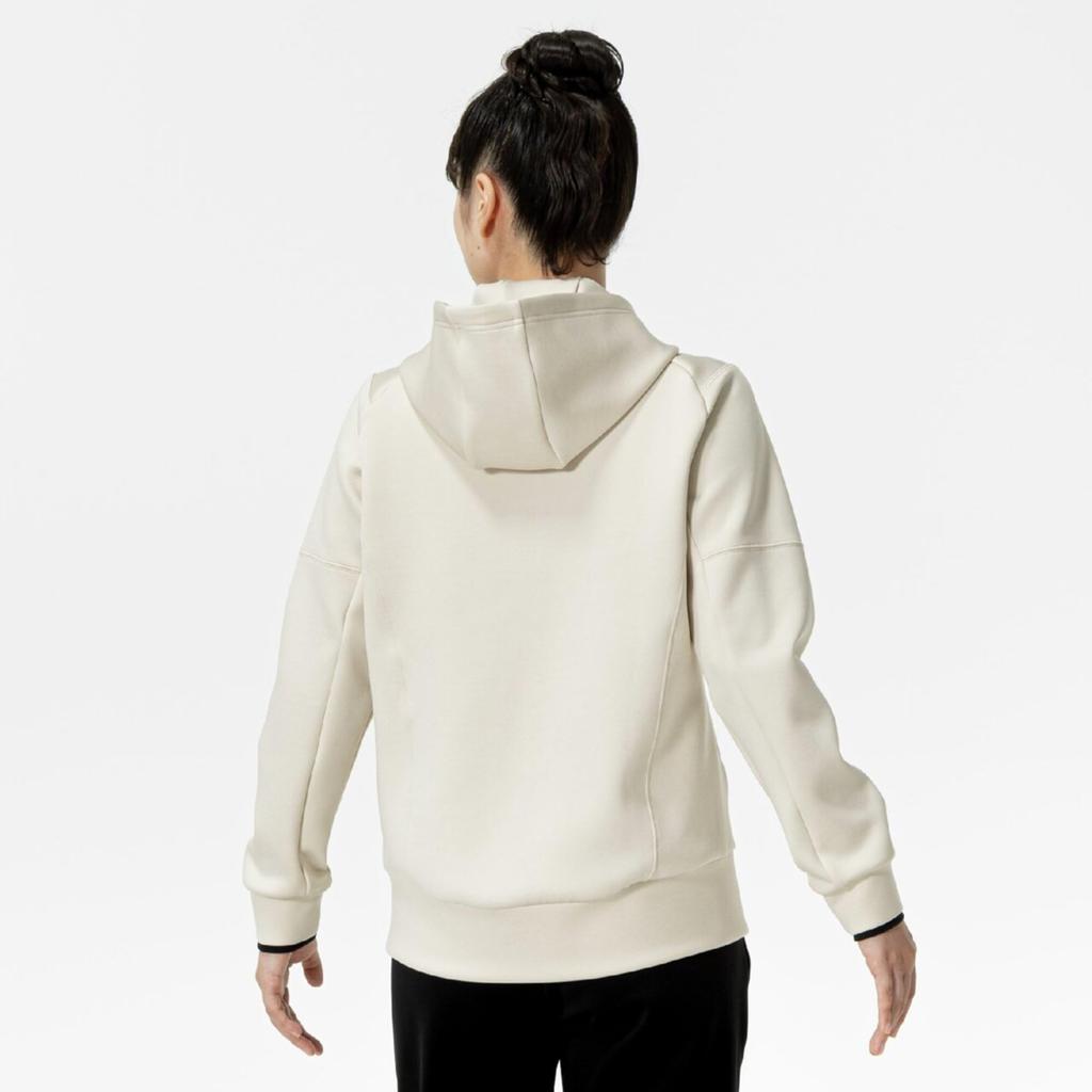 Stretch Sweatshirt Ivory Size Training Wear Women's Hoodie, Heather, S, 32MCC330,