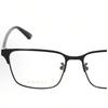Gucci GG0756OA 001 Black & Gold Rectangular Eyeglasses for Men and Women