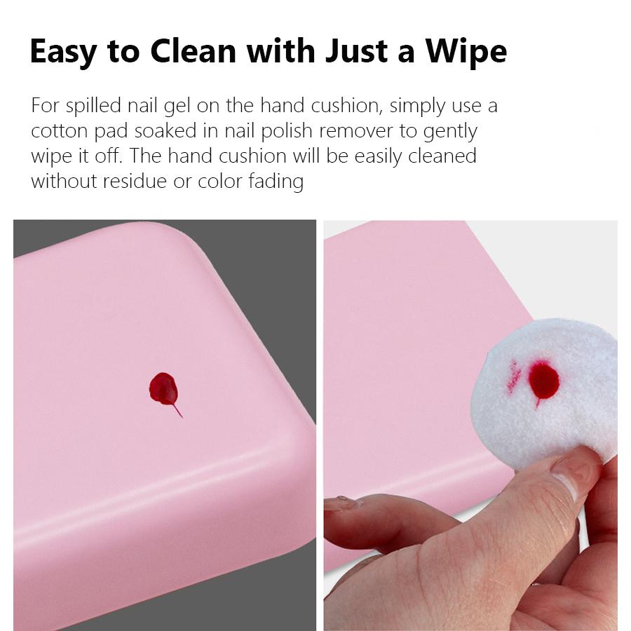 Pernă de mână pliabilă pentru arta unghiilor, pernă de mână pentru utilizare cu lămpi UV, ideală pentru tehnicienii de unghii și utilizatorii casnici
