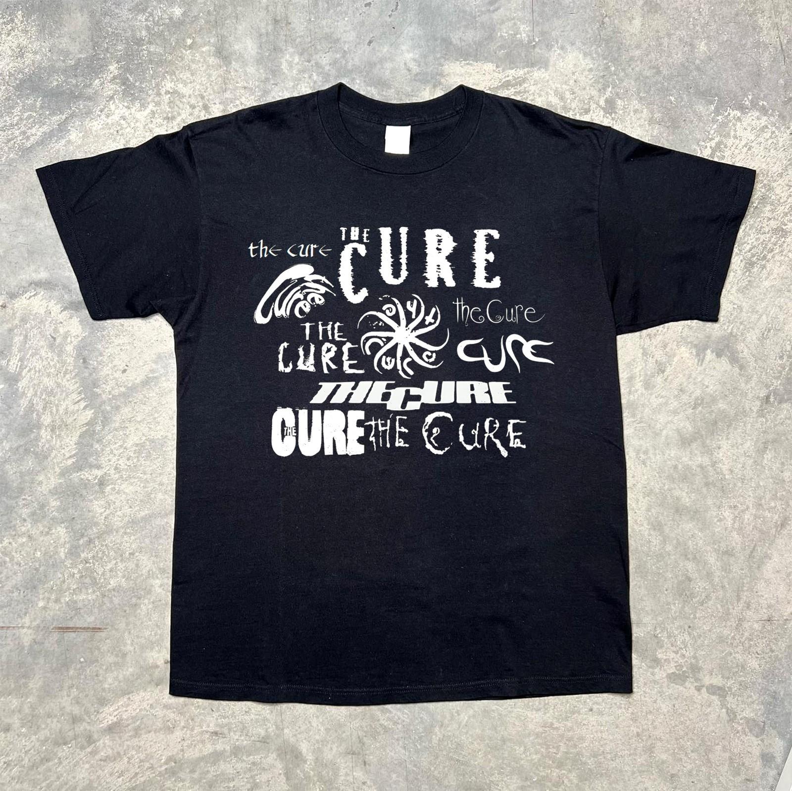 The Cure Logos Rock Band Black Unisex T-shirt Size S-5XL XXL