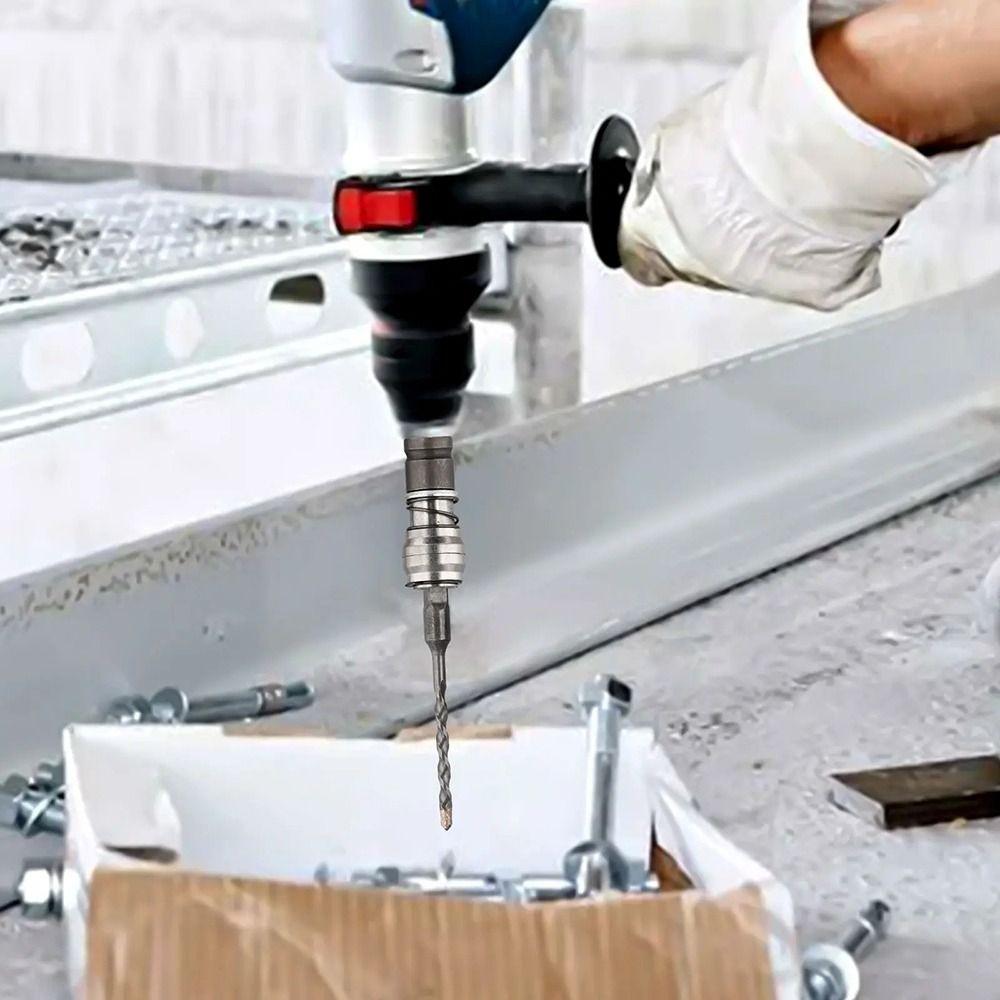 1Set Silver Electric Hammer Conversion Adapter Metal Drill Bit Adapter  Power Tool Accessory