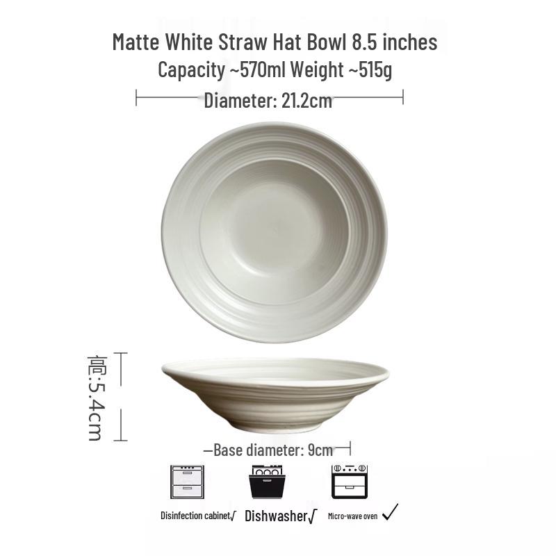 Piatti in Ceramica Raffinatamente Lavorati: Design Decorativi, Bassi, Profondi e da Insalata con Piccoli Difetti