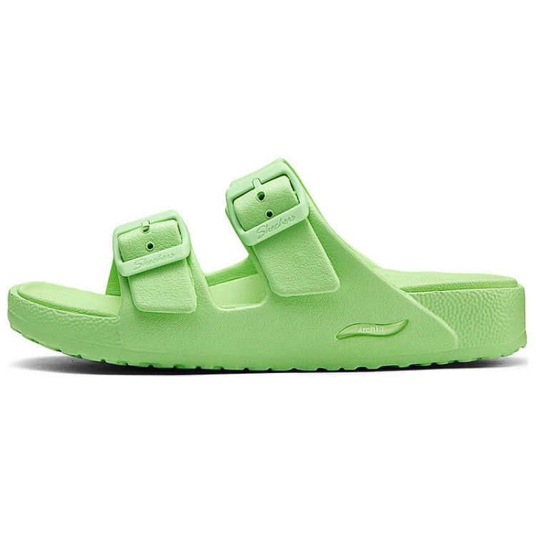 Skechers Foamies Casual Comfortable Non-Slip Breathable Trendy Rubber Sole Slide Sandals Women sandals Green 111590-LIME 37