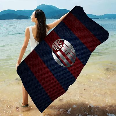 Bologna Football Club 1909 Microfiber Printed Beach Towel Mountain Climbing Yoga Beach Swimming Running Absorbent Soft Towel