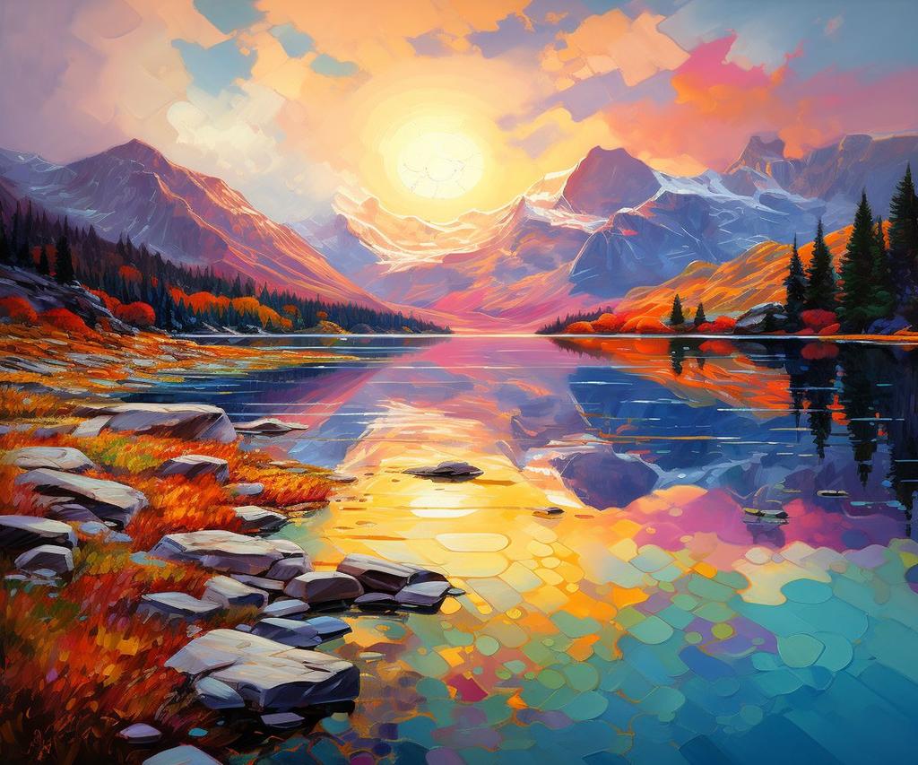 5D Diamond Painting Landscape Full Square/Round Rhinestone Mosaic Embroidery Cross Stitch Kit Home Decor Gift