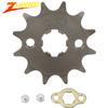 428 12T 13T 14T 15T 16T 17T 17mm Motor Voorste Tandwiel Met Borgplaat Vergrendeling Voor ATV Pit Dirt Bike Motocross