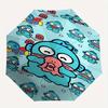 HangYodon Automatic Folding Umbrella-Simple 8-Rib Design, Bright Cartoon Pattern, Durable Iron Frame, Suitable For Travel, Outdoor, Beach-Cu