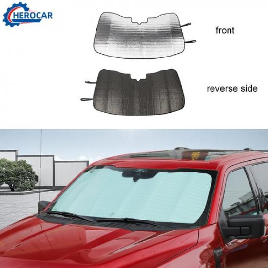 Windshield Sunshade Sun Heat Protection Front Glass Sun Visor UV For Ford F-150