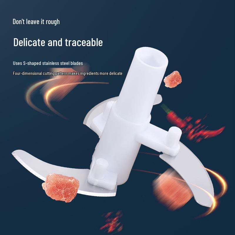 Multi-Functional Hand-Pulled Vegetable and Meat Chopper with Garlic Press