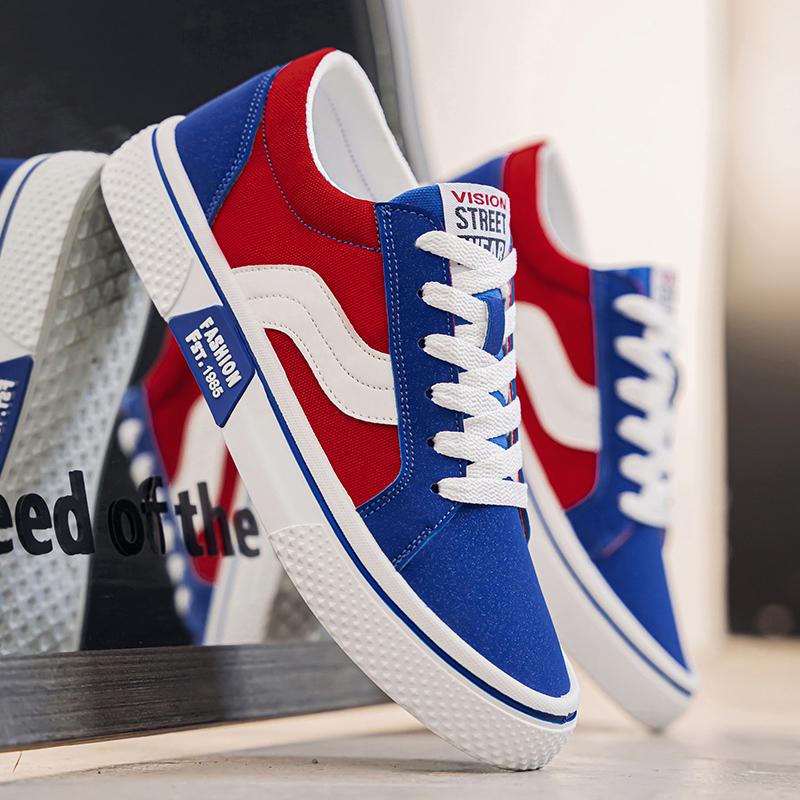 Spring Vintage Board Shoes New Breathable Canva Shoes Mens Trendy Casual Shoes Mens Skateboard Shoes Men