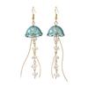 Jellyfish Dangle Earrings Ocean Theme Jewelry Sea Creature Inspired Earrings For Women Teen Girls