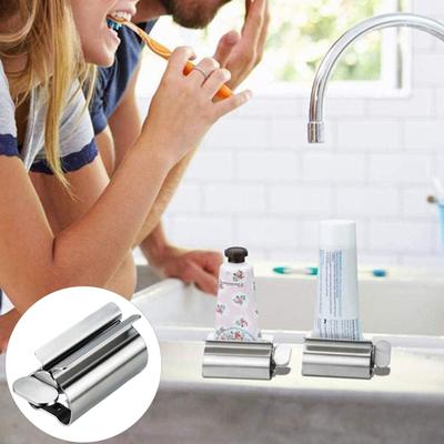 Squeezer Roller with Stainless Steel Toothpaste Toothpaste Tube Rotating Handle Labor Saving Toothpaste Tube