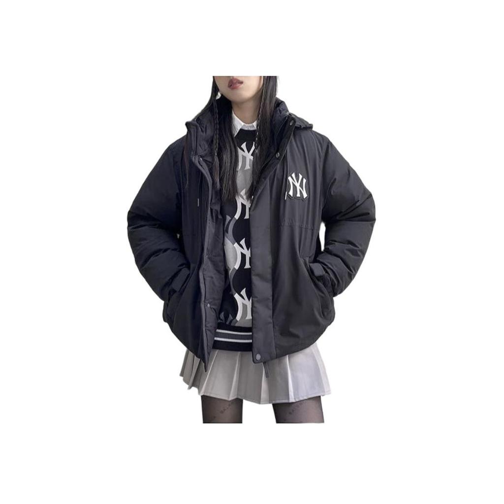 New MLB New York Yankees Down Jacket Short Men's Black 3ADJB1126-50BKS