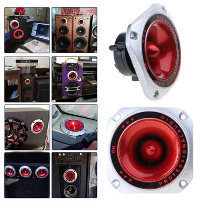 Set of 2pcs/1pc 3.5Inch Horn Piezoelectric Tweeter Subwoofer for Household Speakers Modification Treble Speakers 12V 24V