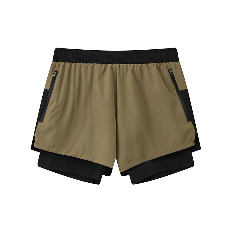 Men's Quick-Dry Summer Sports Shorts with Liner - Three-Quarter Length for Running, Fitness, Track, and Basketball.