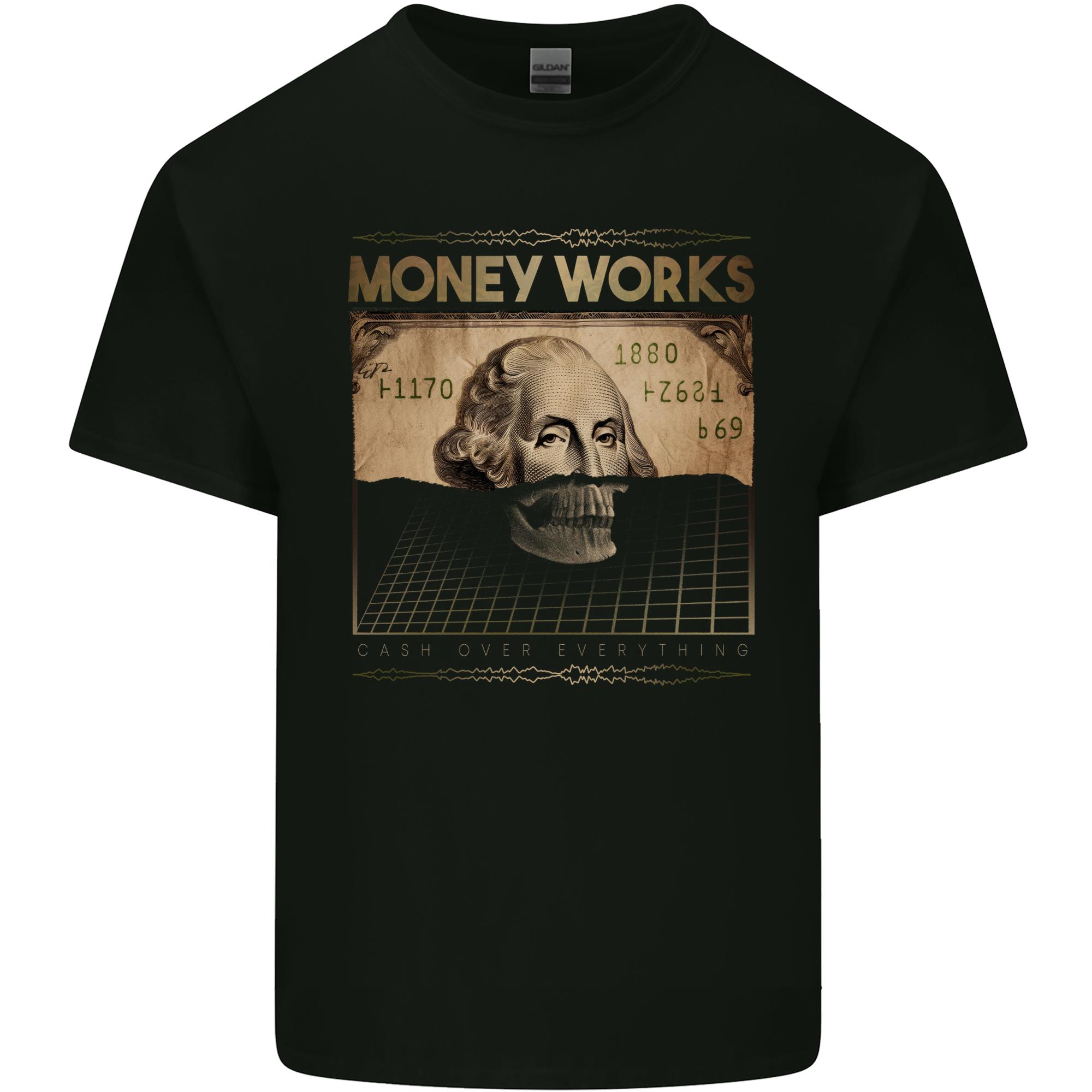 Money Works Cash Over Everything Hustle Unisexs Light Cotton TShirt S