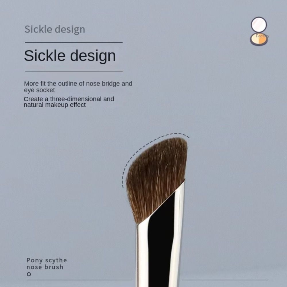 Concealer Brush Cosmetic Face Bronzer Angled Contour Brush Nose Shadow Brush Sickle Makeup Brushes