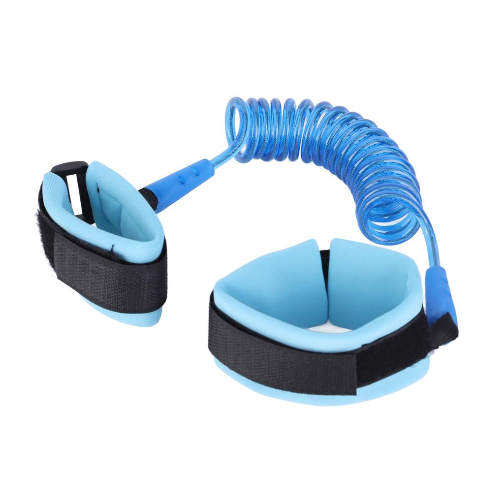 Kids Anti Lost Rope Elastic Adult Children Wristband Link Assurance(Blue)
