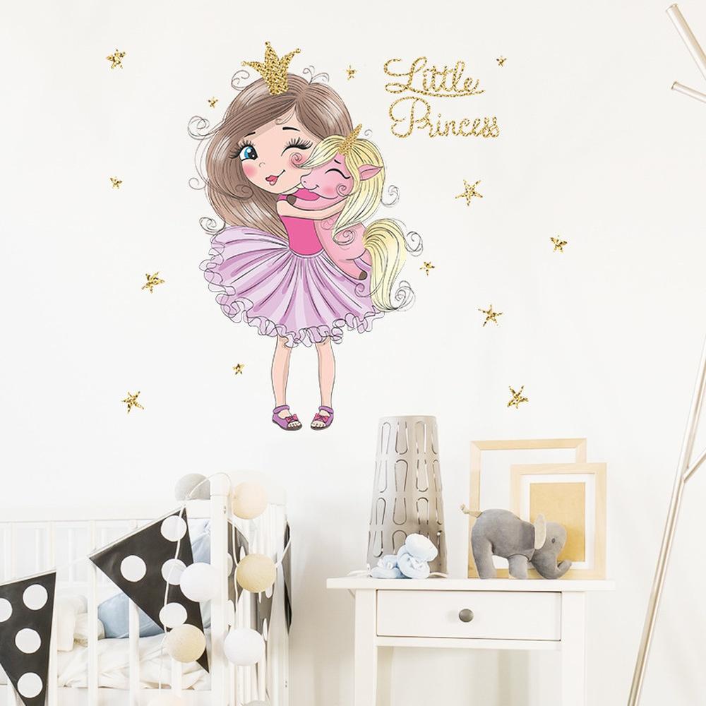 Princess Bedroom Stickers Wall Sticker For Little Princess's Room