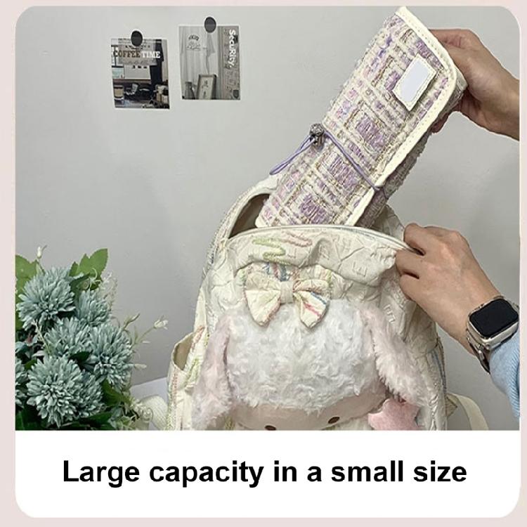 Sustainable Fabric Jewelry Organiser for Women Portable Multi Compartment Storage Bag For Necklaces Earrings
