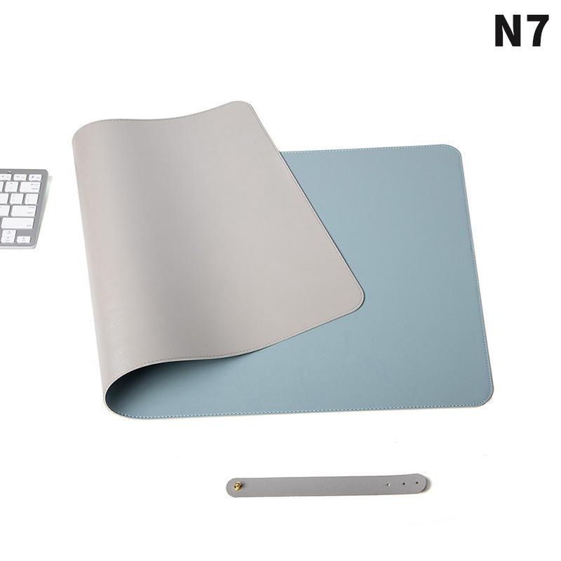 Nail Art Table Mat Soft Foldable Manicure Hand Rest Pad Waterproof Scratch Easy-Clean Office Desk Mat Portable PU Leather Pads
