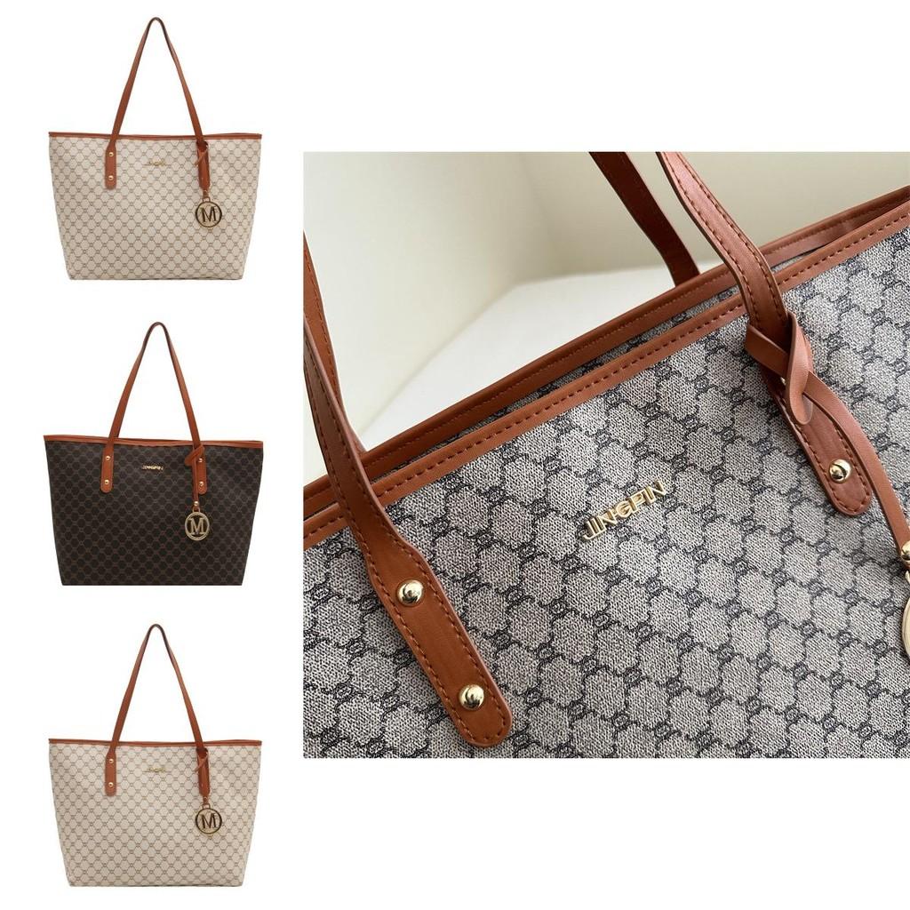 Large Capacity Tote Bag For Women With Pu Material And Checkered Pattern For Daily Use