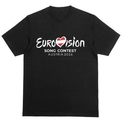 T-shirt Unisex Eurovision Song Contest Austria 2026 TEE MUSICA TV