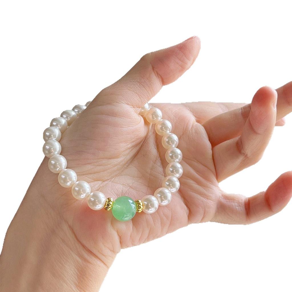 Strong Light Artificial Crystal Pearl Design Bracelet Bracelet