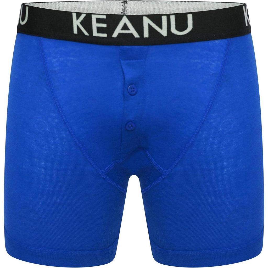 Keanu Mens Cotton Blend Boxer Shorts (Pack of 6)