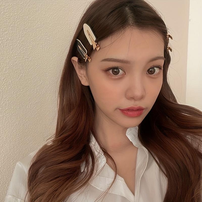 4 Pieces Of Retro Hairpin Side Bangs Clip Ladies Hair Accessories Makeup Salon Beauty Products